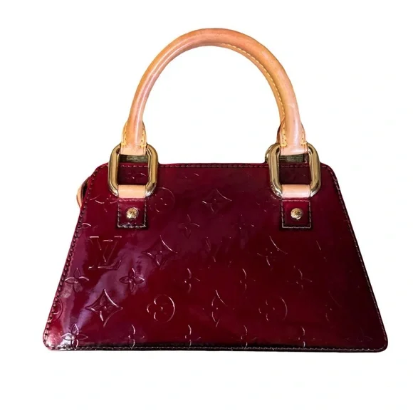 SOLD!  Louis Vuitton Burgundy Handbag - Picture 5 of 15